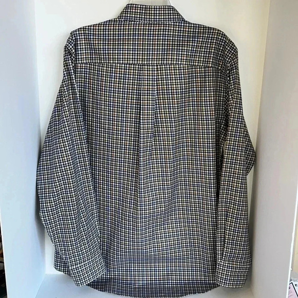 Jos A Bank’s Long Sleeve Plaid Button Down Shirt, Travelers Collection, Size M - Picture 5 of 6